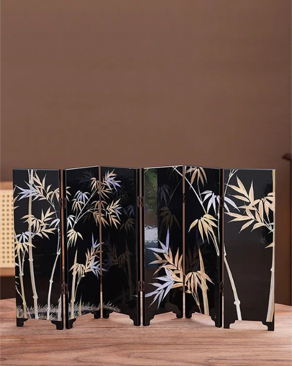 Tranquil Screens · Miniature Oriental Folding Art Series