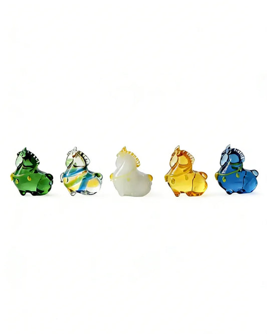 Lucky Horse · Glazed Glass Figurine Collection