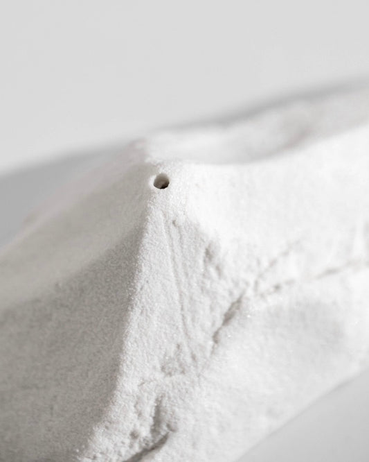 Mountain-shaped incense holder inspired by Chinese landscape aesthetics, symbolizing strength, stability, and Feng Shui energy flow for peaceful, balanced living.