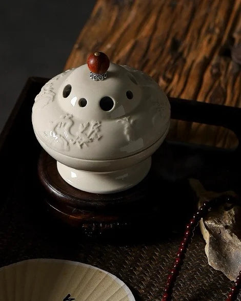 This incense burner is Ideal for meditation, tea rituals, or as a statement piece in any interior.