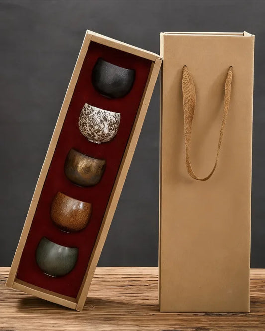 Five Elements Tea Cup Gift Set · Ceramic