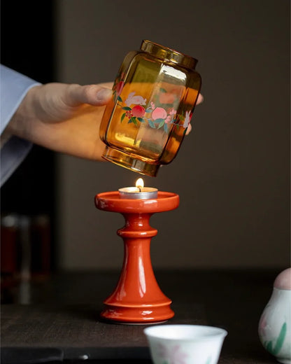 Imperial Glass Candle Holders · New Chinese Aesthetics