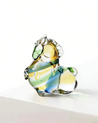 Lucky Horse · Glazed Glass Figurine Collection