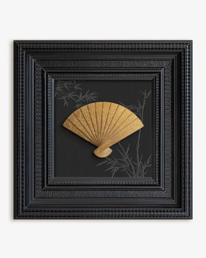 Fan Framed Wall Art · Oriental Zen Decor