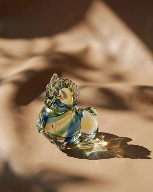 Lucky Horse · Glazed Glass Figurine Collection