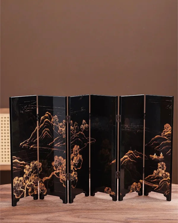 Tranquil Screens · Miniature Oriental Folding Art Series