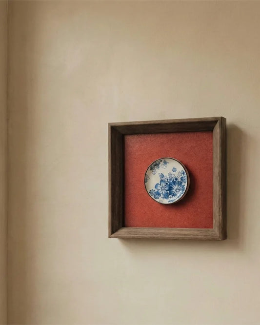 Porcelain Framed Wall Art · New Chinese Aesthetic Decor