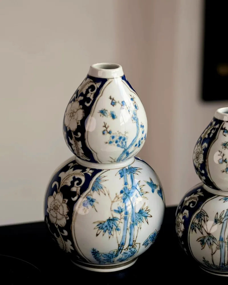 Porcelain Gourd Vase · New Chinese Oriental Decor