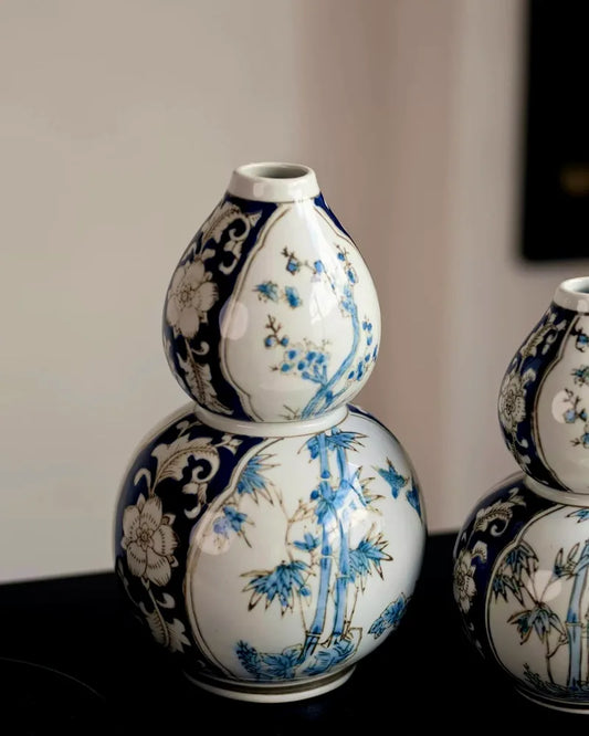 Porcelain Gourd Vase · New Chinese Oriental Decor
