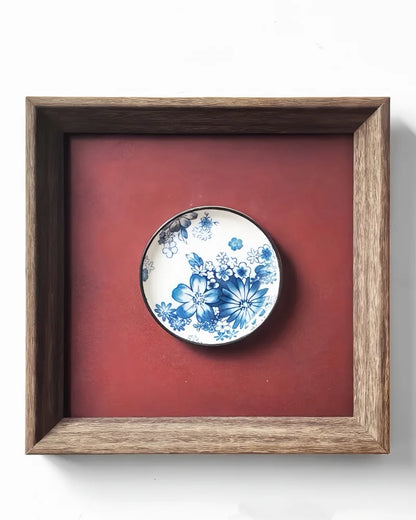 Porcelain Framed Wall Art · New Chinese Aesthetic Decor