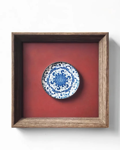 Porcelain Framed Wall Art · New Chinese Aesthetic Decor