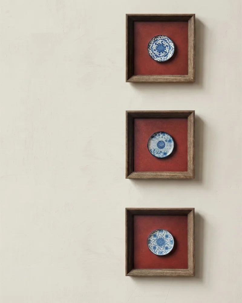 Porcelain Framed Wall Art · New Chinese Aesthetic Decor