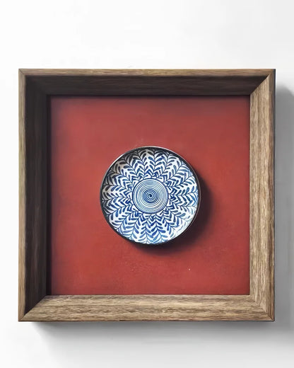 Porcelain Framed Wall Art · New Chinese Aesthetic Decor