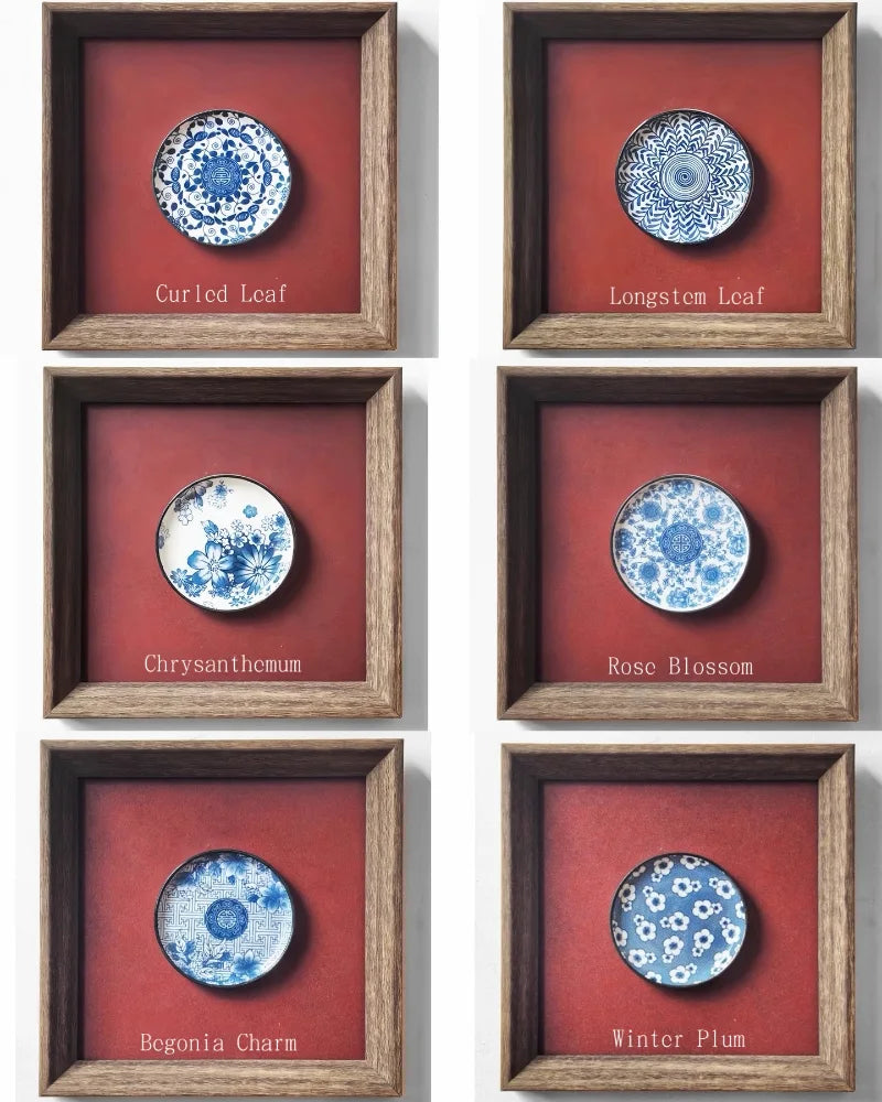 Porcelain Framed Wall Art · New Chinese Aesthetic Decor