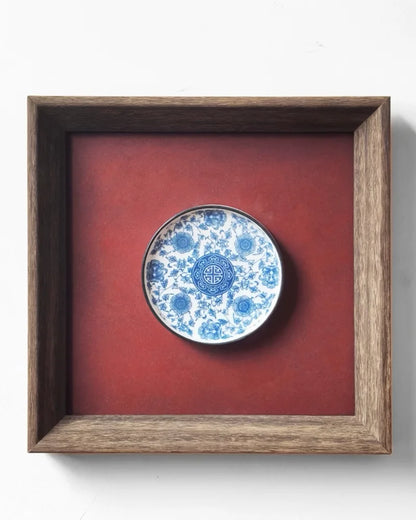 Porcelain Framed Wall Art · New Chinese Aesthetic Decor