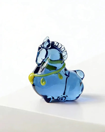 Lucky Horse · Glazed Glass Figurine Collection