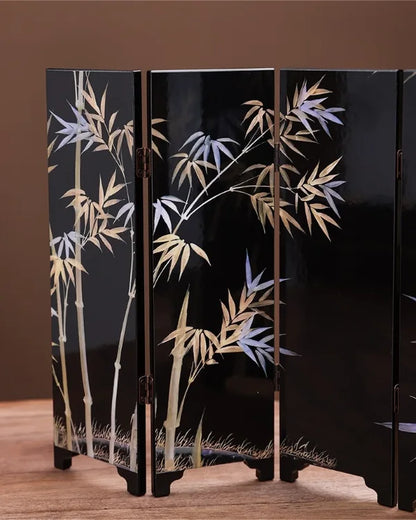 Tranquil Screens · Miniature Oriental Folding Art Series