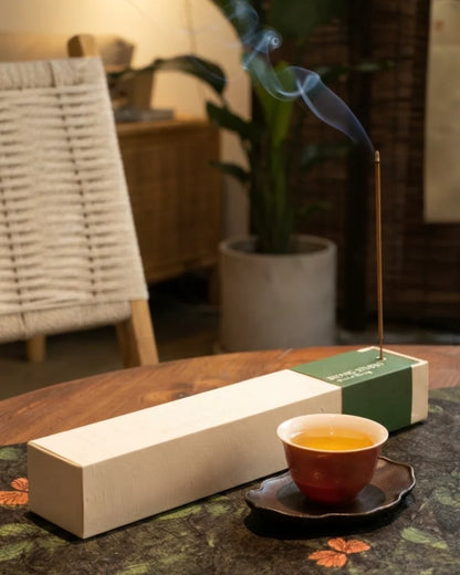 Chinese Five Elements Wood incense for creativity and growth in a calm home interior